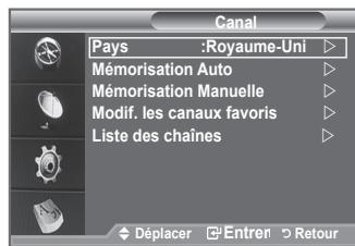 SAMSUNG LE40F86BD - Aperçu du système menu DTV - 5