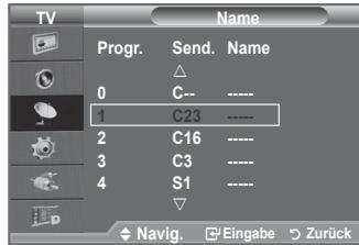 SAMSUNG LE40F86BD - Sendernamen zuweisen - 2