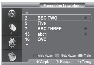 SAMSUNG LE40F86BD - U kunt deze functie wanner u een of meer voorkeurkanalen hebt geselecteerd. - 6