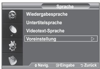 SAMSUNG LE40F86BD - Voreinstellung - 1