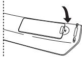 SAMSUNG LE40F86BD - Colocar pilhas no telecomando - 3