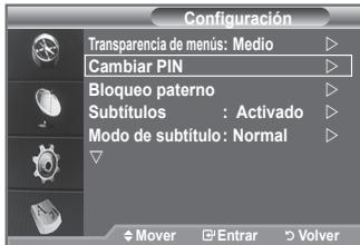 SAMSUNG LE40F86BD - Cambiar PIN - 1