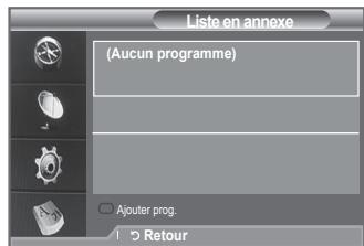 SAMSUNG LE40F86BD - Utilisation de la liste régée - 1