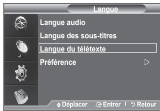 SAMSUNG LE40F86BD - Sélection de la langue (sous-titres, audio ou teletext) - 3