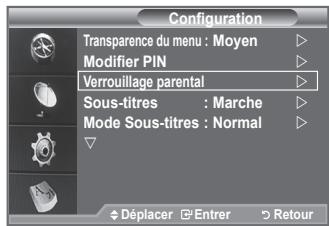 SAMSUNG LE40F86BD - Vous pouvez régler la transparence du menu. - 2