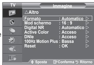 SAMSUNG LE40F86BD - Modifica delle dimensioni dell'immagine - 1