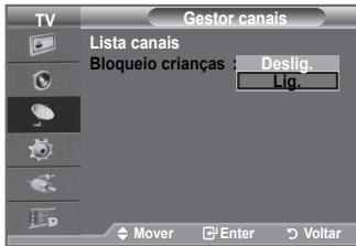 SAMSUNG LE40F86BD - Adicionar/Bloquear canais - 2