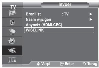 SAMSUNG LE40F86BD - Gebruik van het WISELINK Menu - 1