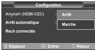 SAMSUNG LE40F86BD - Utilisation de la fonction anynet+ - 2