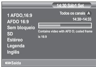 SAMSUNG LE40F86BD - Ver informações sobre programas - 2