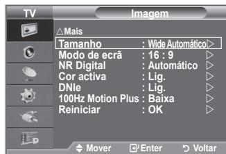 SAMSUNG LE40F86BD - Alterar o tamanho da imagem - 1