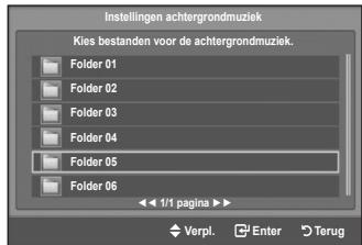 SAMSUNG LE40F86BD - Installingen achtergrundmuziek: - 1