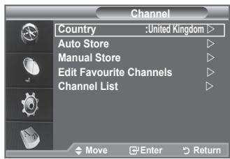 SAMSUNG LE40F86BD - Updating the Channel List Automatically - 1