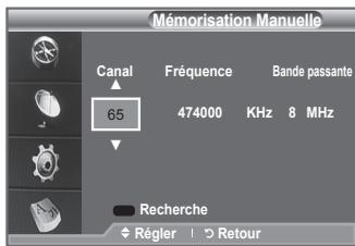 SAMSUNG LE40F86BD - Mise à jour manuelle de la liste des chaînes - 1