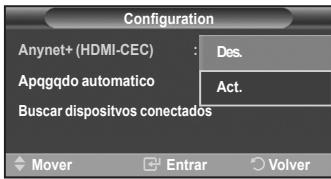 SAMSUNG LE40F86BD - Apagado automatico de un dispositivo Anynet+ cuando el televator está apagado - 2