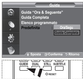 SAMSUNG LE40F86BD - Impostazione della guida Predefinita - 1