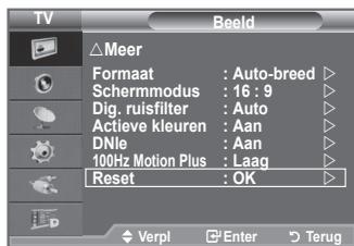SAMSUNG LE40F86BD - De standard-beeldinstellungen herstellen - 1