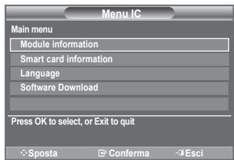 SAMSUNG LE40F86BD - Ciò permette all'utente di accedere al menu della CAM. - 1