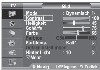 SAMSUNG LE40F86BD - Das Gerät verfügbar über mehrere Einstellmöglichkeiten für die Bildqualität. - 1