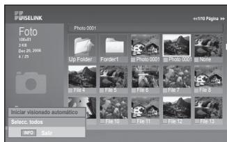 SAMSUNG LE40F86BD - Visualización de unapresentation de diapositivas - 1