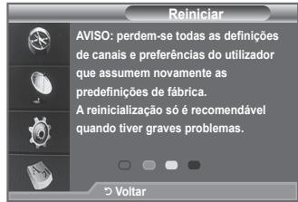 SAMSUNG LE40F86BD - Pode reinecer os valore memorizados repondo os valore predefinidos. - 2