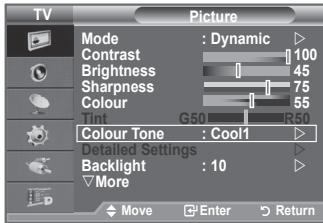 SAMSUNG LE40F86BD - Spremembarvgeta tona - 1