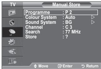 SAMSUNG LE40F86BD - > Channel mode - 2
