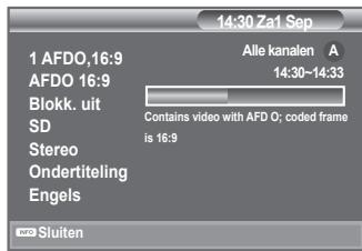 SAMSUNG LE40F86BD - Programma-informatie weergeven - 2