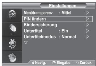 SAMSUNG LE40F86BD - Kindersicherung einstellen - 4