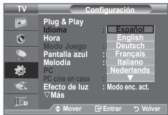 SAMSUNG LE40F86BD - Elección del idioma - 2