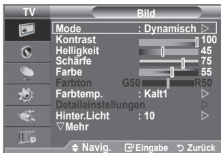 SAMSUNG LE40F86BD - Sie können den Bildstandard auswahlen, der für ihre Sehwogenheiten am besten geeignet ist. - 1