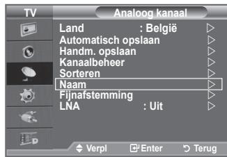 SAMSUNG LE40F86BD - Kanaalnamen vastleggen - 1