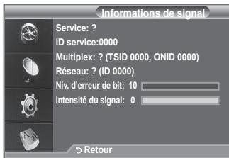 SAMSUNG LE40F86BD - Vérification des informations relatives au signal - 1