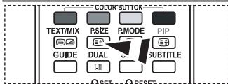 SAMSUNG LE40F86BD - Changement de la taille de l'image - 3