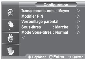 SAMSUNG LE40F86BD - Aperçu du système menu DTV - 3