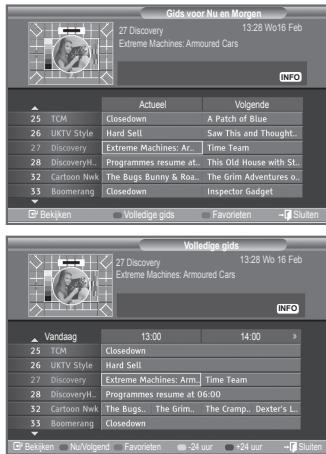 SAMSUNG LE40F86BD - Programma-informatie weergeven - 3