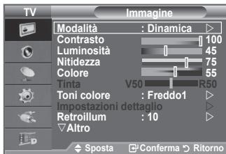 SAMSUNG LE40F86BD - Modifica dello standard dell'immagine - 1