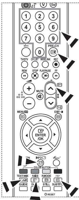 SAMSUNG LE40F86BD - Pulse los botones numéricos en el mando a distancia para introducir o acceptar los nombres de páginá directamente: - 1