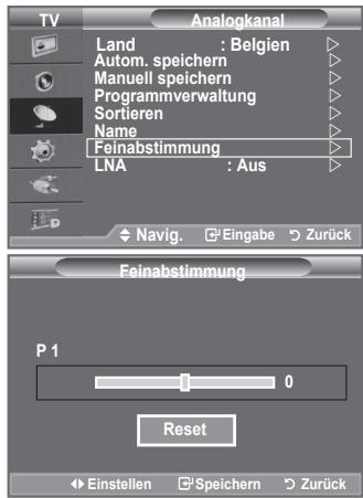 SAMSUNG LE40F86BD - Senderfeinabstimmung durchfuhren - 1
