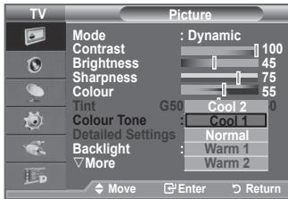 SAMSUNG LE40F86BD - You can select the most comfortable colour tone to your eyes. - 2