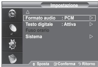 SAMSUNG LE40F86BD - Sezione del formato audio - 1