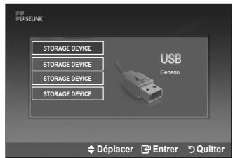SAMSUNG LE40F86BD - Utilisation du menu wiselink - 3