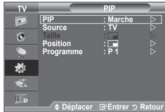 SAMSUNG LE40F86BD - PIP: marche/arrêt - 2