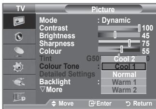 SAMSUNG LE40F86BD - Spremembarvgeta tona - 2