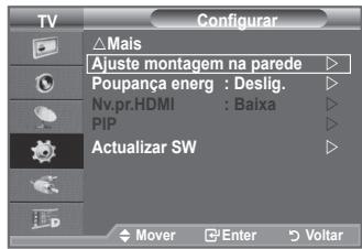 SAMSUNG LE40F86BD - Ajuste do suporte de montagem na parede(vendido em分开o) - 2