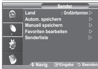 SAMSUNG LE40F86BD - Vorschau des DTV-Menusystems - 3