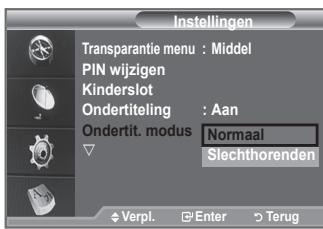 SAMSUNG LE40F86BD - De ontdertitelingsmodus instellen - 1
