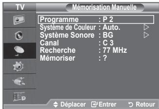SAMSUNG LE40F86BD - Mémorisation automatique des canaux - 2