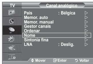 SAMSUNG LE40F86BD - Atribuir nomes a canais - 1