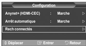 SAMSUNG LE40F86BD - Recherche d'appareils anynet+ et basculement entre des appareils - 2